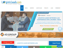 Tablet Screenshot of logisticleads.com